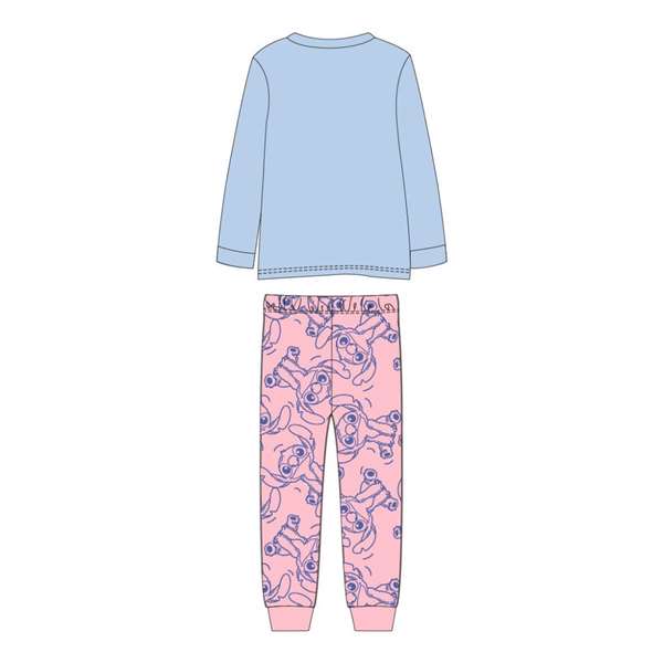 Cerda Pijama long en jersey single stitch - Taille 14 ans - Couleur Bleu Clair