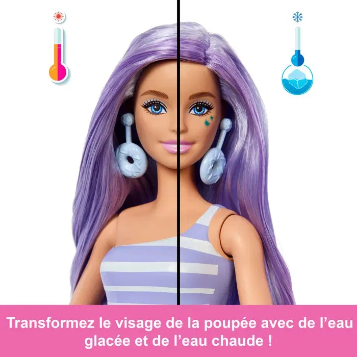 Barbie JFY60 - Poupée Pop Reveal avec 8 surprises, accessoires, parfum et changements de couleur - Pour enfants dès 3 ans Barbie JFY60 - Poupée Pop Reveal avec 8 surprises, accessoires, parfum et changements de couleur - Pour enfants dès 3 ans