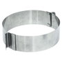 Cuisy Moule à anneau extensible 8,5-15 cm en acier inoxydable en haute qualité de cuisson