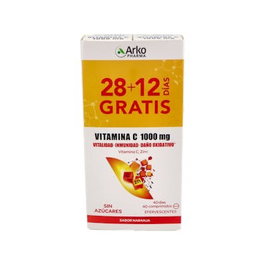 ARKOPHARMA ARKOVITAL Vitamine C 1000 mg, 40 comprimés effervescents