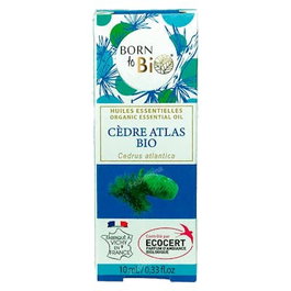 BORN TO BIO Huile essentielle organique de Cèdre de l'Atlas 10 ml