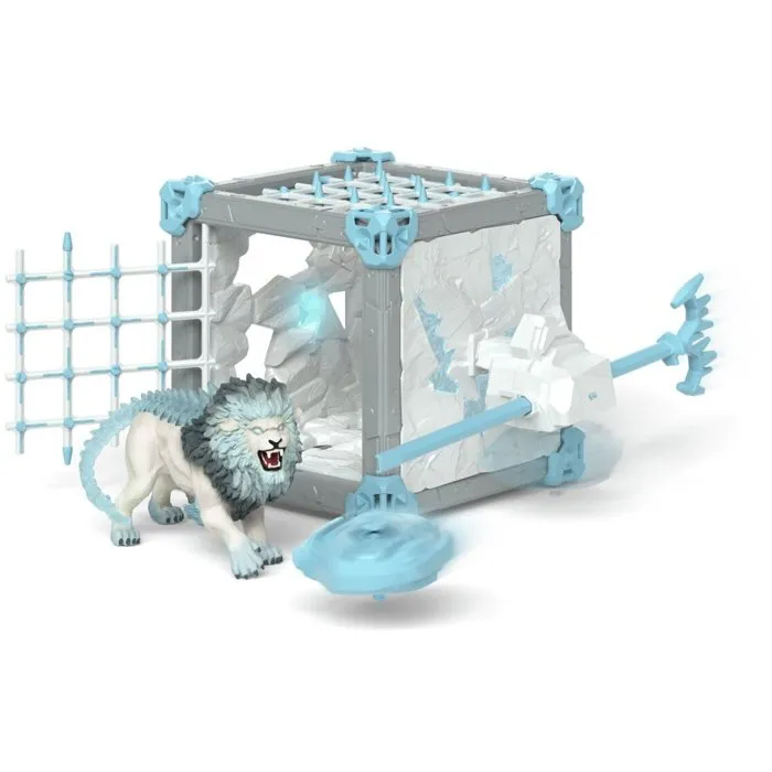 Schleich Figurine BattleCave Lion de Glace Eldrador Creatures 42766 Schleich Figurine BattleCave Lion de Glace Eldrador Creatures 42766