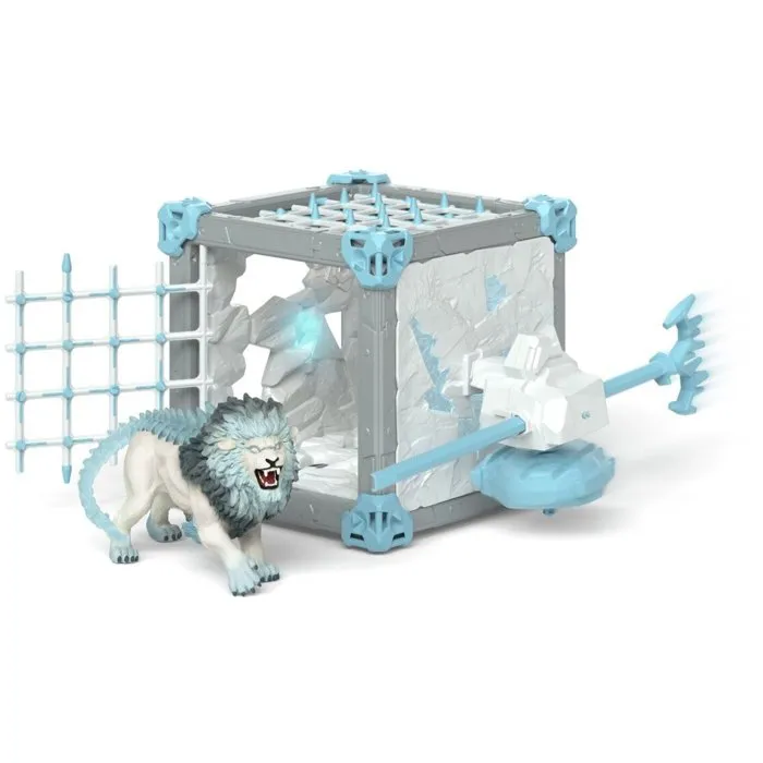 Schleich Figurine BattleCave Lion de Glace Eldrador Creatures 42766 Schleich Figurine BattleCave Lion de Glace Eldrador Creatures 42766