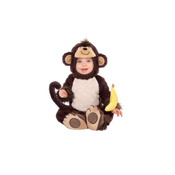 Liragram Déguisement de Singe pour Bébé - Taille 12-18 Mois, Vêtement pour Enfant de 12 à 18 Mois