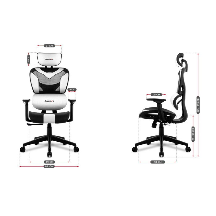 Chaise de jeu Huzaro HZ-Combat 8.0 White