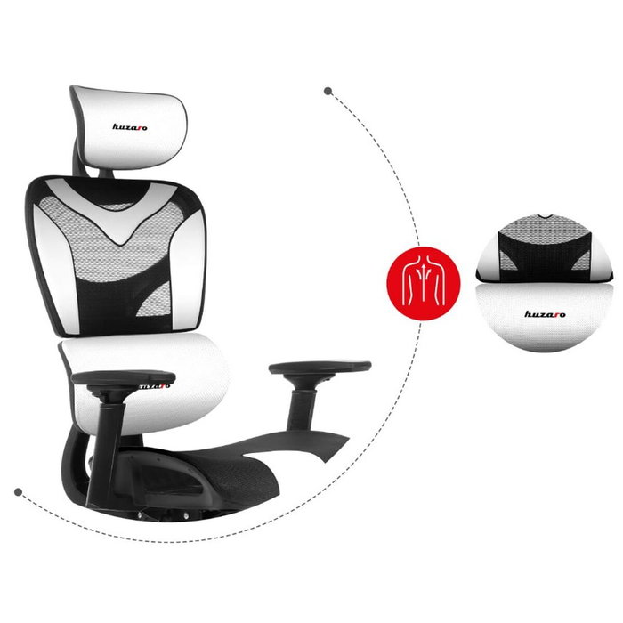 Chaise de jeu Huzaro HZ-Combat 8.0 White