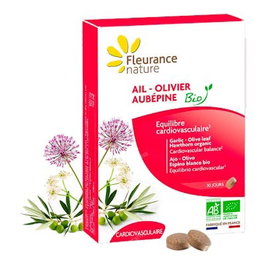FLEURANCE NATURE Ail, Olivier et Aubépine BIO 60 comprimés
