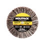 WOLFPACK LINEA PROFESIONAL Abanico de lija grain 60, 80x30 mm