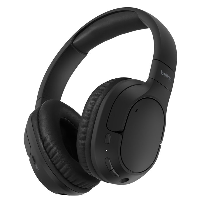 Belkin Soundform Surround Black Over-Ear Wireless AUD009hqBK Belkin Soundform Surround Black Over-Ear Wireless AUD009hqBK