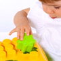 Molto - Caisse de jeux avec blocs et puzzles en plastique dur pour enfants à partir de 1 an - 15 pièces