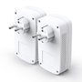 TP-Link TL-PA8030P KIT Kit de démarrage CPL AV1200 avec 3 ports Gigabit, Blanc