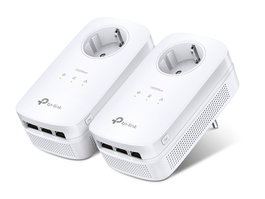 TP-Link TL-PA8030P KIT Kit de démarrage CPL AV1200 avec 3 ports Gigabit, Blanc