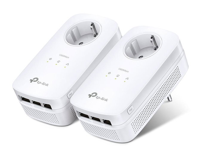 TP-Link TL-PA8030P KIT Kit de démarrage CPL AV1200 avec 3 ports Gigabit, Blanc TP-Link TL-PA8030P KIT Kit de démarrage CPL AV1200 avec 3 ports Gigabit, Blanc