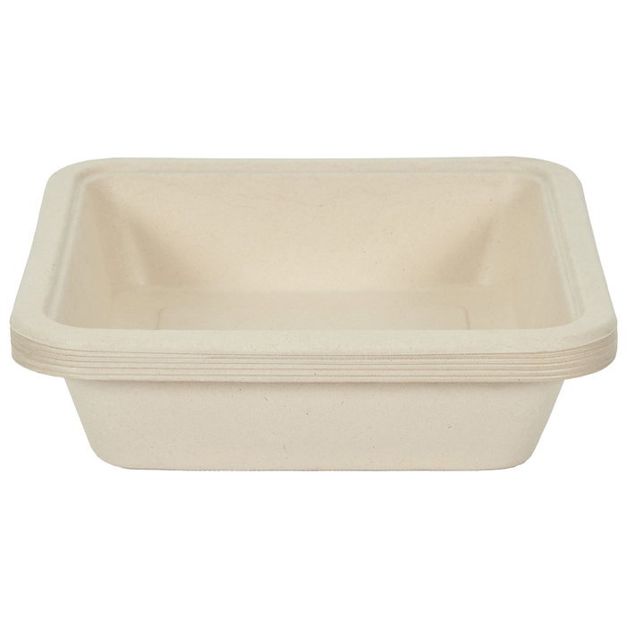 Lily Cook Lot de 4 moules carrés 23x23x5 cm en sucre de canne
