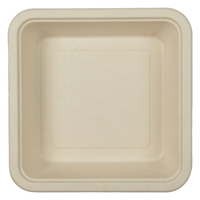Lily Cook Lot de 4 moules carrés 23x23x5 cm en sucre de canne