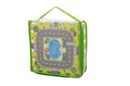 Creaciones Lloris - Puzzle City Eva en mousse 30 x 30 x 1 cm avec sac de rangement - Rouge - Polyester - À partir de 12 mois