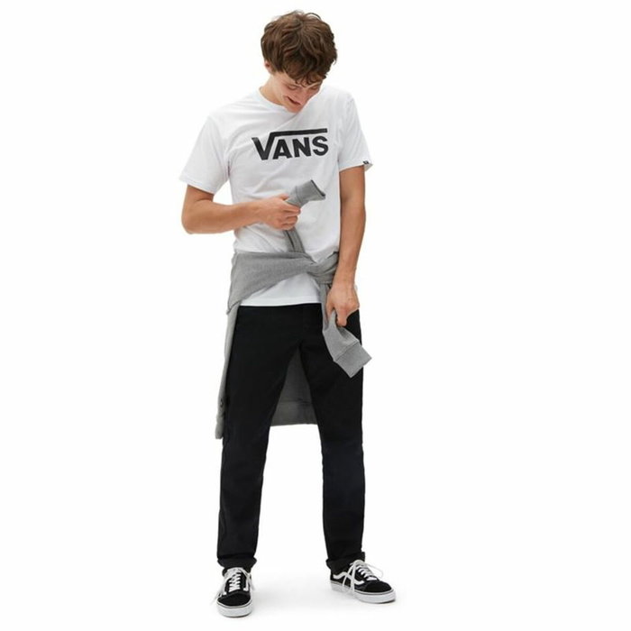 T-shirt à manches courtes homme Vans Mn Classic Blanc Noir 31-34