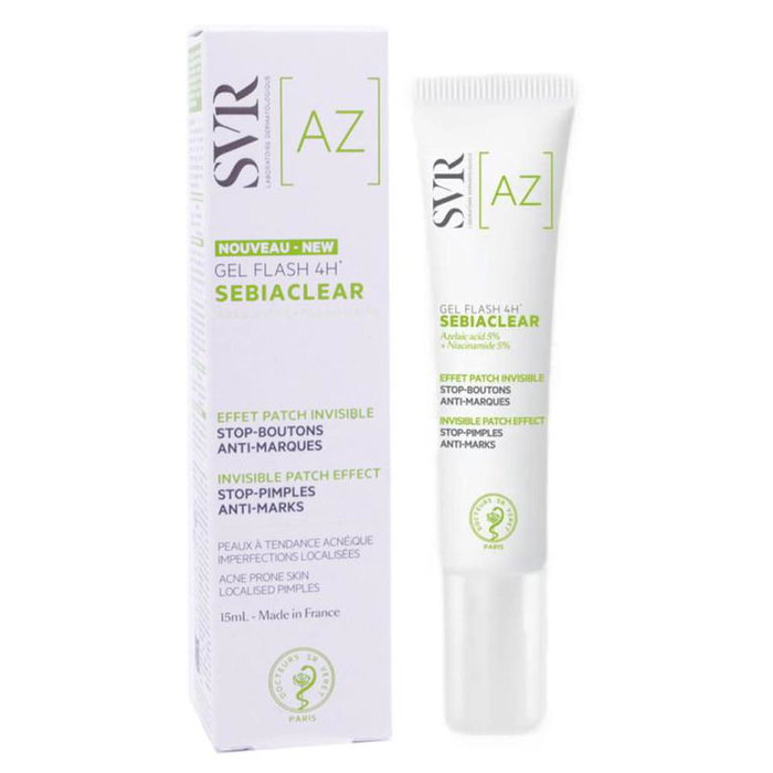 SVR SEBIACLEAR Gel Flash 4H 15 ml SVR SEBIACLEAR Gel Flash 4H 15 ml