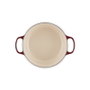 Le Creuset Signature Roaster rond 26cm Rhone Rouge