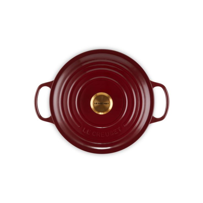 Le Creuset Signature Roaster rond 26cm Rhone Rouge Le Creuset Signature Roaster rond 26cm Rhone Rouge