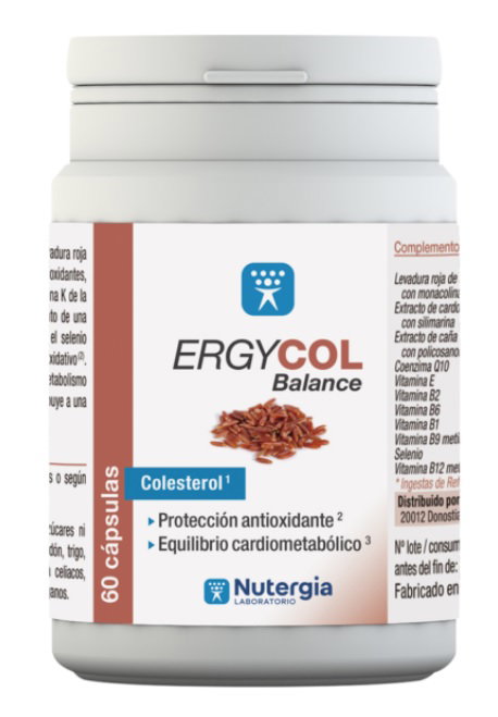 NUTERGIA ERGYCOL BALANCE 60 capsules vegetales NUTERGIA ERGYCOL BALANCE 60 capsules vegetales