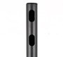 B-Tech Pole de Plancher BT4118 en Aluminium, Diametre 50 mm, Hauteur 1.8 m avec Gestion de Cables, Compatible BT4001, BT4002, BT7052 et BT7841