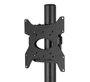 B-Tech Pole de Plancher BT4118 en Aluminium, Diametre 50 mm, Hauteur 1.8 m avec Gestion de Cables, Compatible BT4001, BT4002, BT7052 et BT7841