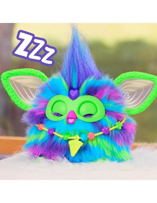 Hasbro Furby Galaxy Brille dans le Noir Edition Interactive de l'Animal de Compagnie Interactif Edition Galaxy/Aurora Furbealis