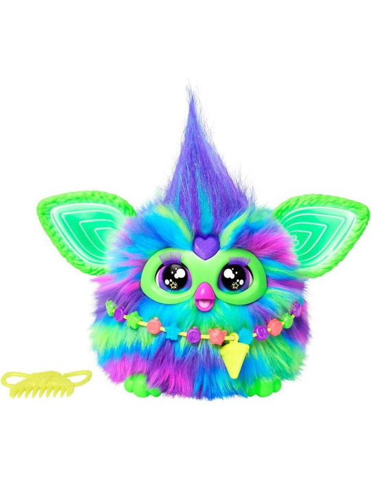 Hasbro Furby Galaxy Brille dans le Noir Edition Interactive de l'Animal de Compagnie Interactif Edition Galaxy/Aurora Furbealis