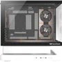 Darkflash FLOATRON F1 - Boîtier PC Cube M-ATX - Blanc/Noir