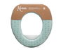 KioKids - Réducteur de WC ergonomique et rembourré pour enfants, siège adaptateur pour pot, couleur sauge, dès 12 mois, collection Petits Moments