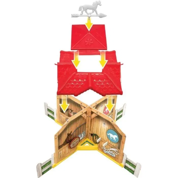 Megableu Au Galop - Jeu de plateau - Jeu équestre basé sur la série France TV - Jeu en français