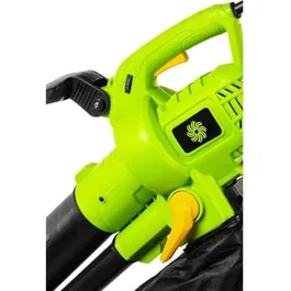 Fieldmann FZF 4030-E Aspirateur Souffleur Broyeur 3000 W, Sac 45 L, 270 km/h, 2.8 kg