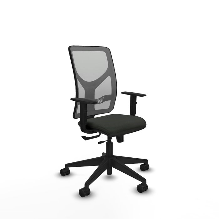 PIQUERAS Y CRESPO Chaise Motilla Synchrone/Traslack Noir et Gris PIQUERAS Y CRESPO Chaise Motilla Synchrone/Traslack Noir et Gris