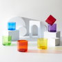 Home Deco Factory Jeu de 6 Verres Multicolores 160 ml