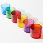 Home Deco Factory Jeu de 6 Verres Multicolores 160 ml