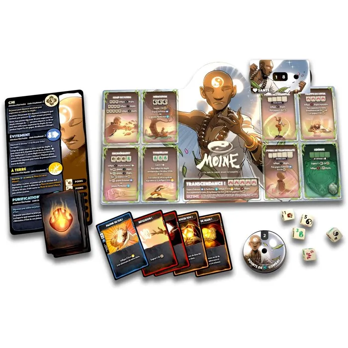 Lucky Duck Games Dice Throne Saison 1 - Moine vs Paladin