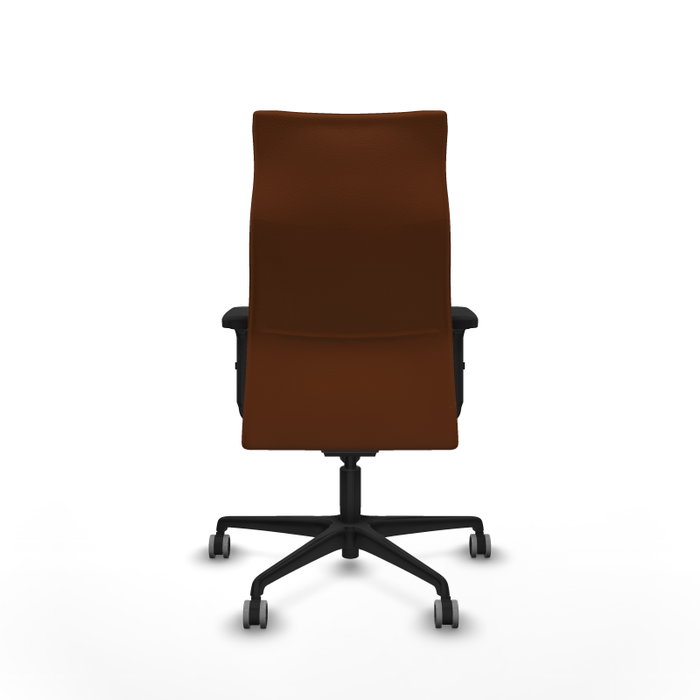 Piqueras Y Crespo Fauteuil Albacete, Similicuir Marron, Mécanisme Synchrone