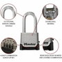 Master Lock M176EURDLH Cadenas Haute Sécurité Zinc Anse XL