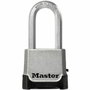 Master Lock M176EURDLH Cadenas Haute Sécurité Zinc Anse XL
