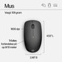 HP Ensemble Clavier et Souris Sans Fil HP 230 avec 12 Touches de Fonction, Autonomie 16 Mois, 1600 DPI, Confort Silencieux