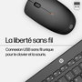 HP Ensemble Clavier et Souris Sans Fil HP 230 avec 12 Touches de Fonction, Autonomie 16 Mois, 1600 DPI, Confort Silencieux