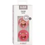 Bibs Sucette bébé Embout rond Dusty Pink Coral - Pack de 2