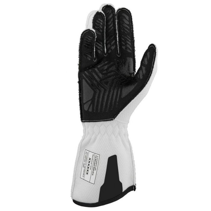 Omp One Evo Fx Fia 8856-2018 Gants de Rallye Blanc Taille XS Respirants Silicone