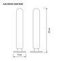 Lampe de bureau Activejet AJE-MUSIC BAR RGB Noir Oui RGB 80 5 W