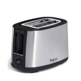ARGON Grille-pain double acier noir mat 750W