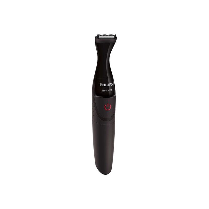 Philips MG1100/16 Tondeuse de Précision Series 1000 - 3 Sabots (1, 3, 5 mm), Sabot de Rasage, 100% Etanche, Pile Incluse