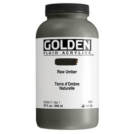 Golden Peinture acrylique fluide Terre d'Ombre Naturelle 946 ml