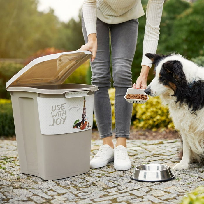 Rotho Récipient de Conservation des Aliments Beige 38 L