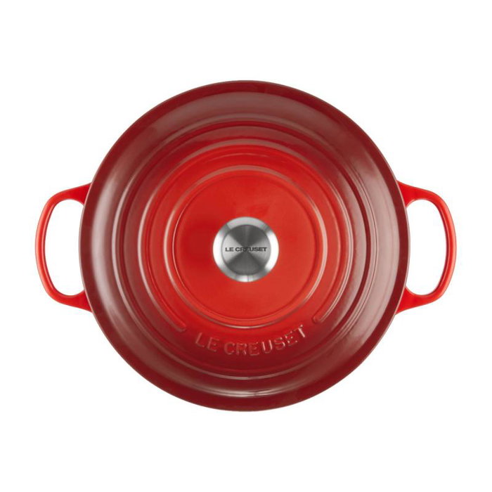 Le Creuset 21177280602430 Casserole ronde 28 cm Signature rouge cerise